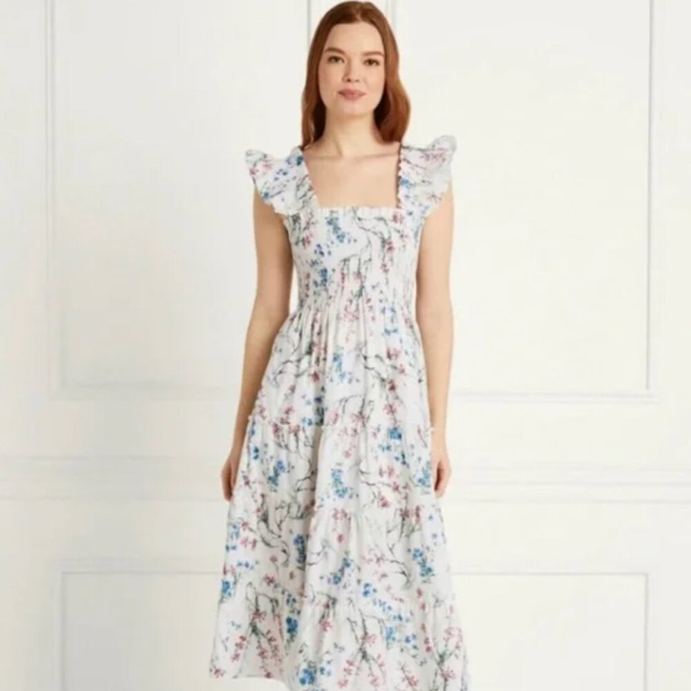 Hill House Home 	The Ellie Nap Dress in Spring Chintz Cotton